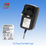 24W Wall Plug in EU Type Adapter with CE RoHS Approval
