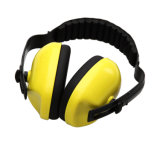 Yellow ABS Headband Ear Muff for Eye Protection Snr 27db