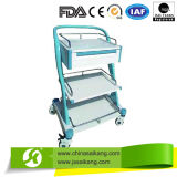 ABS Trolley with ABS Top Board, Easy to Clean (CE/FDA/ISO)