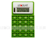 8 Digits Dual Power Foldable Silicon Calculator with Magnet (LC525)
