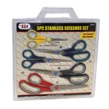 5 Piece Stainless Scissors Set