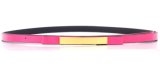 1.0cm Width Lady Belt with Pink PU Col for Garment Accessories