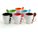 Ceramic Mug With Scoop (0502) 