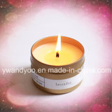 Natural Lavender Scented Soy Tin Candle