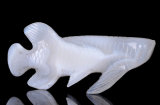 Natural Agate Carved Fish Carving #Ah81, Exquisite Home Decoration or Gift