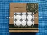 Wholesale Pressed White Paraffin Wax Tealight Candle for Israel Market