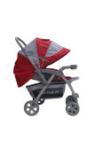 Big Baby Stroller Can Put Other Goods in Basket