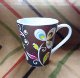 Porcelain V-Shape Coffee Mugs