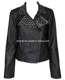 Lady Fashion PU Leather Jacket (CHNL-PUJT004) ,