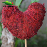 Nature Handmade Craft with Heart Shaped for Garden