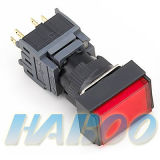 Push Button Switch With Lamp (A16-A3R1L)
