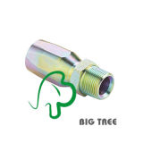NPT Male Reusable Hydraulic Hose Fitting