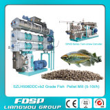 Aqua Feed Pellet Machine with Double Layer Conditioner and Ddc
