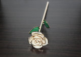 24k Gold Plated White Rose for Holiday Gifts