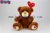 Chocolate Stuffed Valentines Day Teddy Bears with Red Heart Style Balloon