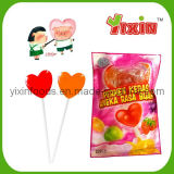 Long Stick Heart Shape Lollipop (YX-B079)