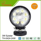 24W LED Work Light IP67 Auto LED Working Light for Offroad, Tractor, Truck, UTV, ATV