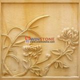 China Natural Yellow Sandstone Stone Carving for Garden