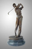 Bronze Golf Sport Man Statue (TPM-159)