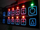 Custom LED Resistive Intergrated Membrane Switches with Different Colors