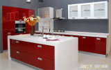 New Design Red Colour UV Kitchen Furniture (FY2547)