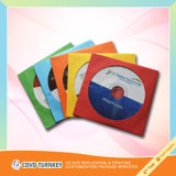 CD/DVD Replication with Color Paper Sleeve Packaging
