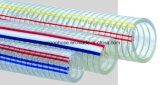 PVC Hose with Spiral Steel Wire Spiral PVC Pipe