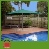 Light Green Central Side Pist Umbrella for Swimming Pool