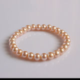 Natural Freshwater Pearl Elastic Bracelet Jewellery (EB1504)