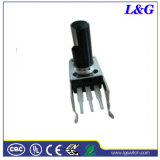 Plastic Shafts 9mm Single Rotary Potentiometer for Auto