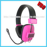 Hot Selling Wired Computer Headphonen with Detachable Microphone