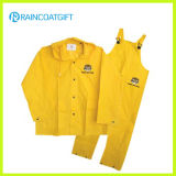 PVC/Polyester Industrial Safety Police Raincoat