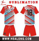 Healong Cut and Sew Fully Dye Sublimation Cheap Soccer Uniform