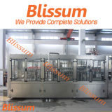 Carbonated Soda Water 3-in-1 Filling Bottling Packaging Line Machinery