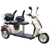 48V Motor Tricycle with Two Saddles and Basket (TC-018B)