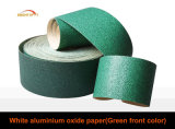 White Aluminum Oxide Abrasive Paper (Green front color)