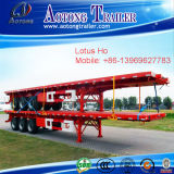 Direct Factory 3 Axles 40ft Flatbed Container Trailer for Sale
