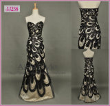 Fashion Peacock Evening Dress/Nice Sequin Sweetheart Evening Gown, Party Dress (JJ238)