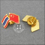 Thailand and Chinese Flag Badge, Lapel Pin (GZHY-LP-003)