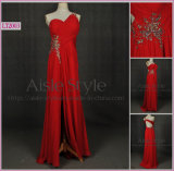 Elegant Charming One Shoulder Beading Ruching Chiffon Evening Dress/Party Dress/Cocktail Dress (LT2003)