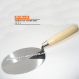 a-19 Wooden Handle Round Shape Bricklaying Trowel