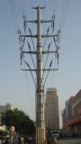 400 Kv Power Transmission Steel Pole with ISO (XM-401)