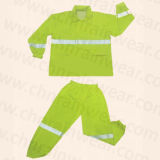 Reflective Security Raincoat with En471 Standard for Working