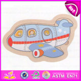 New Products 2015 Innovative Product Wooden Puzzle, Airplane Shape Wooden Puzzles Toy, Educational Kids Wooden Puzzles Toy W14c229