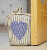 Cute Design Canvas Door Stop with Filling of Sand and PP Cotton