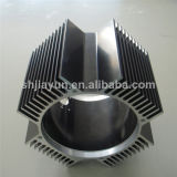 6061 6063 T5/T6 Aluminium Profile for Round Heatsink China Manufacturer in Shanghai ISO