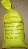 2kg Container Desiccant Bag (Clay+CaCl2) With Plastic Tied For Shipping Container (Very Strong Yellow PET Non-Woven Bag)