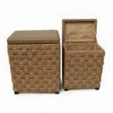 Storage Ottoman Box With Natural Color