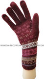 Fashion Knitted Lengthen Gloves with Jacquard