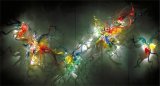 Hand Blown Glass Crafts for Wall Decoration Lighting Art